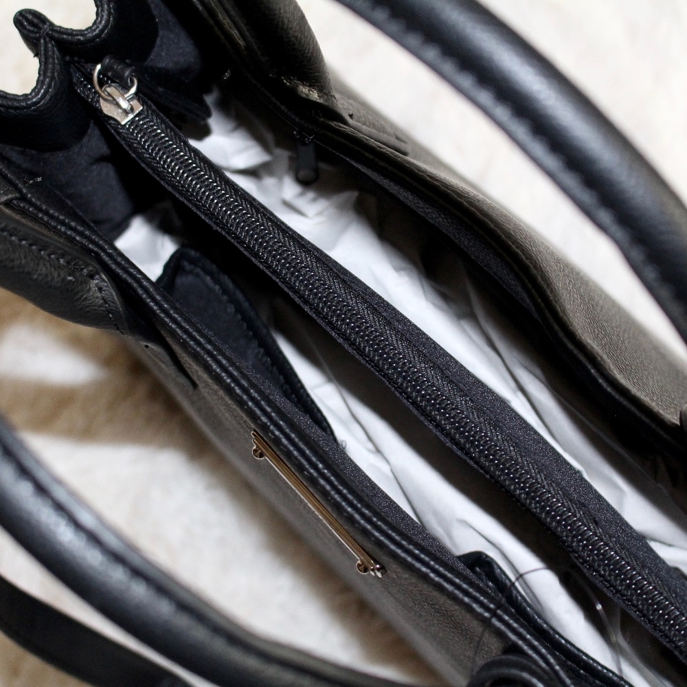 ❗️FINAL PRICE❗️NWT NINE WEST BLACK SATCHEL - Picture 6 of 8